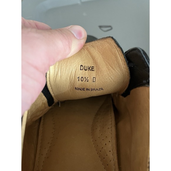 Studio Belvedere Black Leather Dress Shoes Men's Size 10.5 D‎ Duke Oxford - Picture 10 of 10